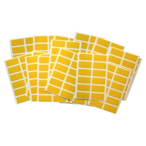 Self Adhesive Yellow Labels
